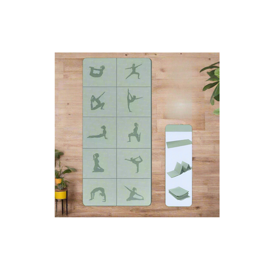 Foldable yoga mat