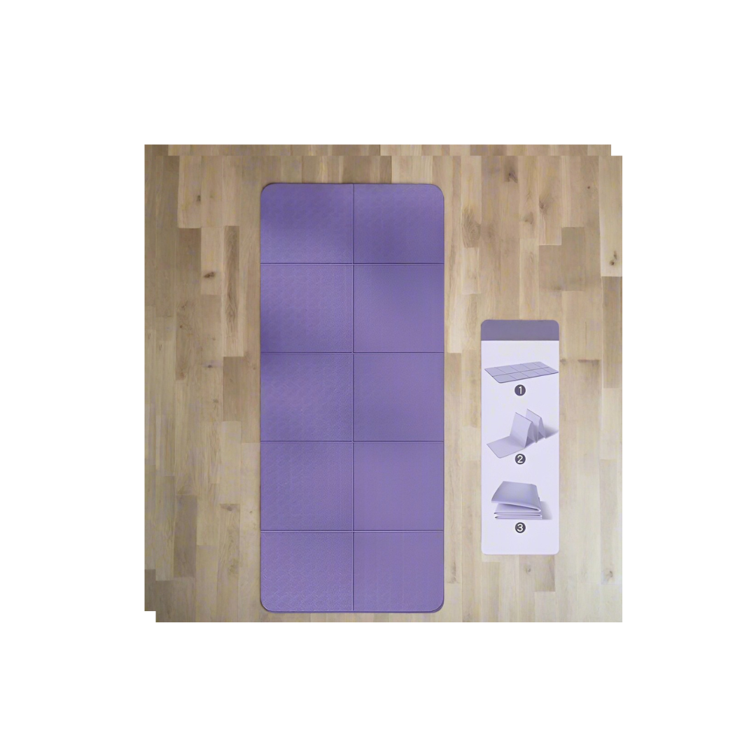 Foldable yoga mat