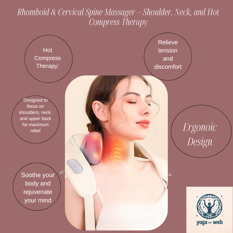 Rhomboid & Cervical Spine Massager – Shoulder, Neck, and Hot Compress Therapy