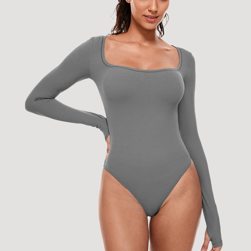 Long-Sleeve Yoga Jumpsuit