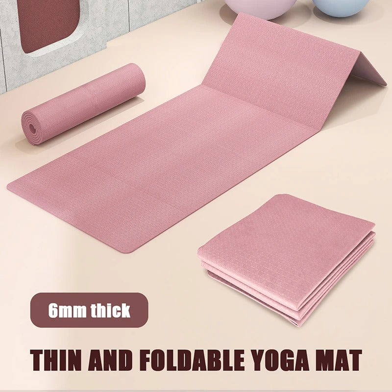 TPE folding yoga mat